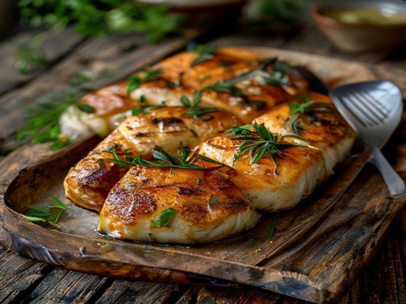 Barschfilet mit Salbeibutter
