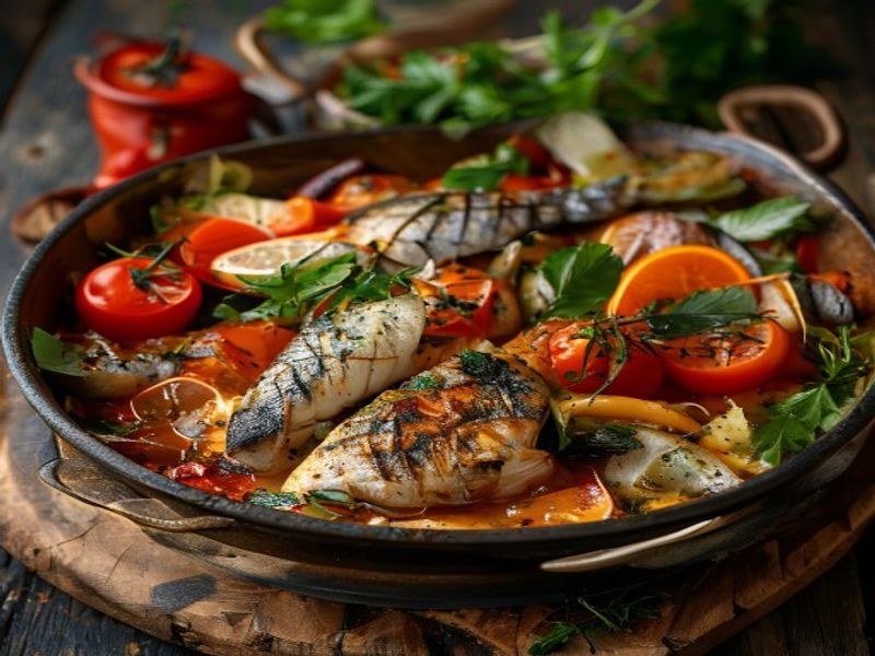 Fischtopf nach Bouillabaisse-Art