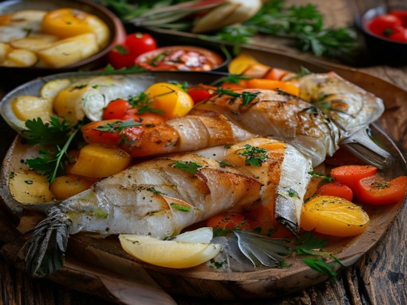 Fischauflauf mit Kartoffeln