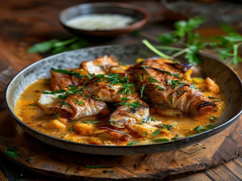 Fischcurry mit Kokosmilch