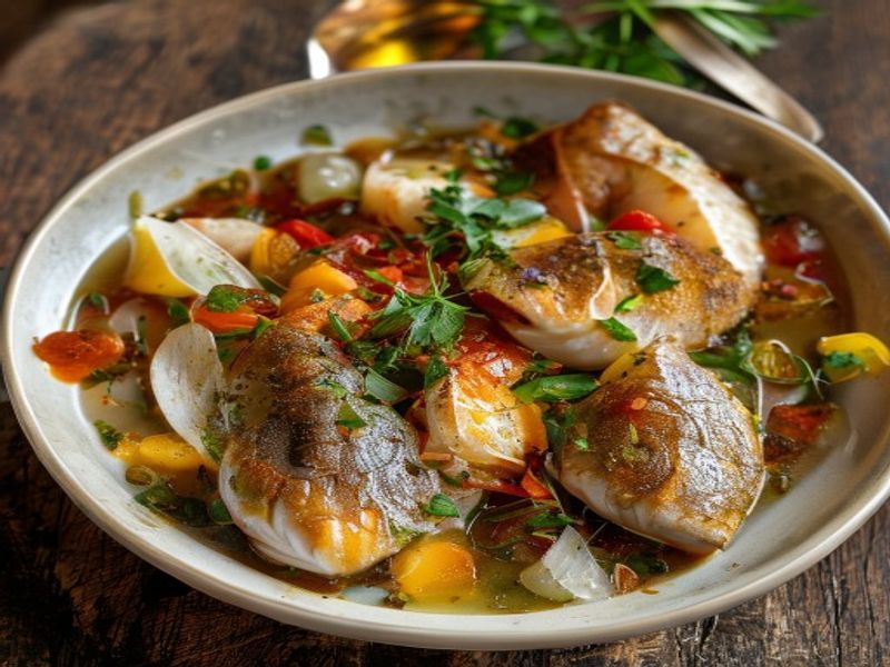 Klassische Fischsuppe
