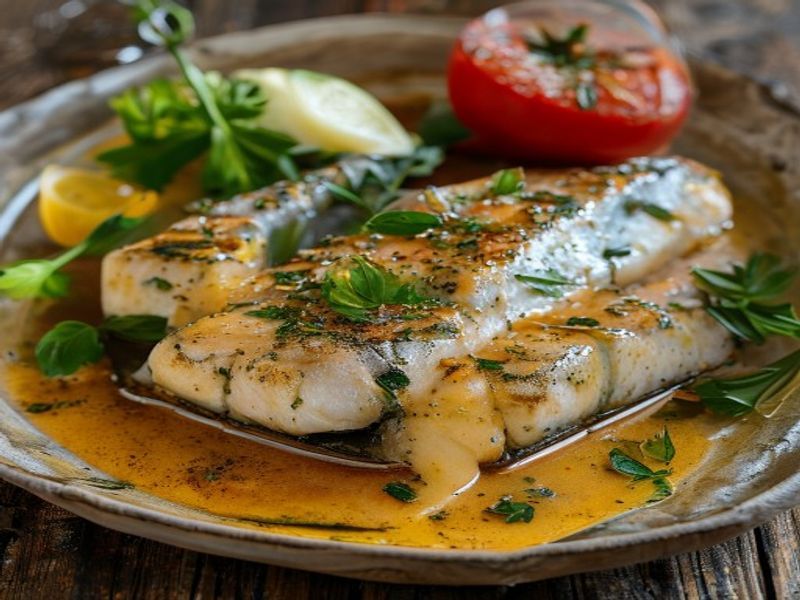 Forellenfilet in Zitronenbutter