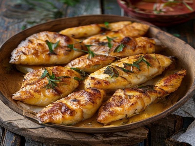 Paniertes Karpfenfilet