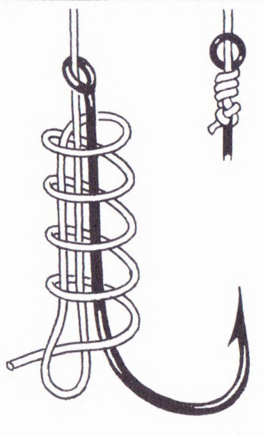 Hakenschaft-Knoten für Oehhaken